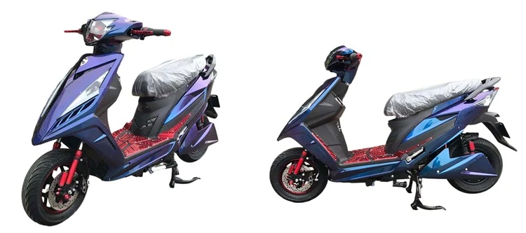 High Speed Electric Scooter Motorcycle-Blue