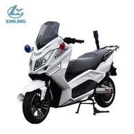 Moto elèctrica policial